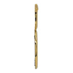 MAYEERTY Specchio Rotondo Moderno 31,75 x 40,64 cm con Cornice in Alluminio, Decorazione da Parete per Ingresso Soggiorno Corridoio, Oro