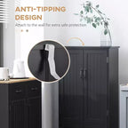 Mobiletto da pavimento per cucina Accent con ripiani regolabili e 2 ante inferiori