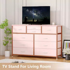 Cassetti contenitore, cassettiera a 10 cassetti, mobile TV moderno, ampio spazio di archiviazione, adatto per camera da letto, corridoio, ingresso