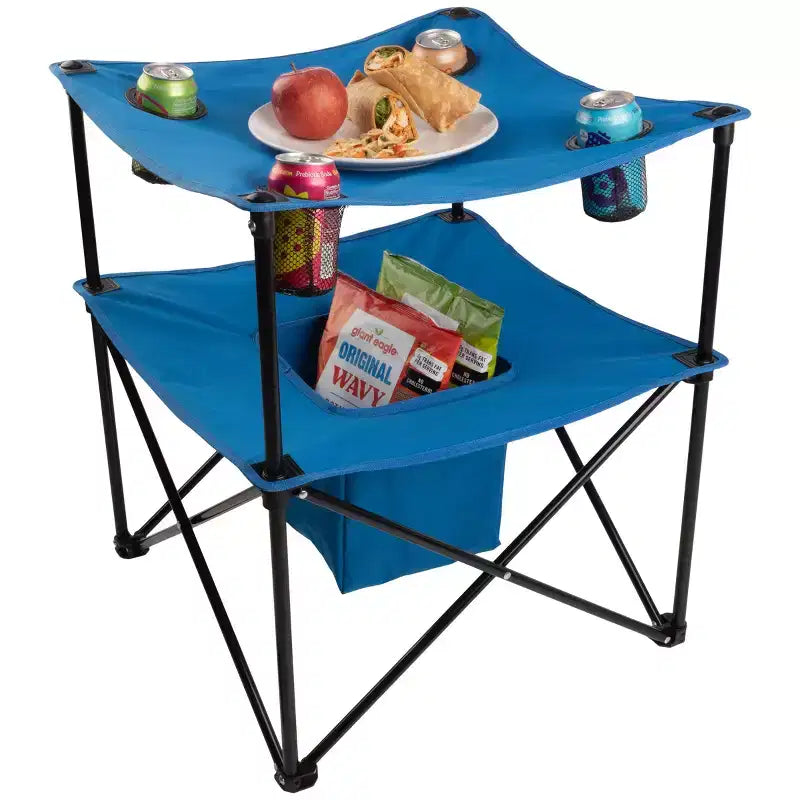 Wakeman Outdoors 2-Tier Folding Camping Table