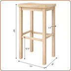 Sgabello da Bar Altezza (76 cm) - Confezione da 4
