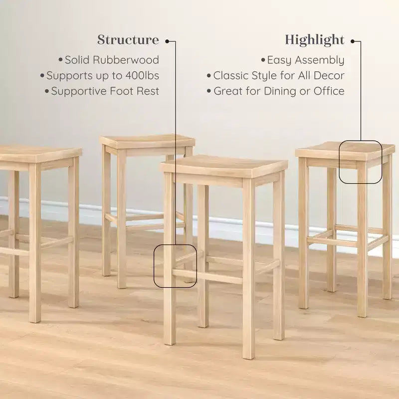 Sgabello da Bar Altezza (76 cm) - Confezione da 4