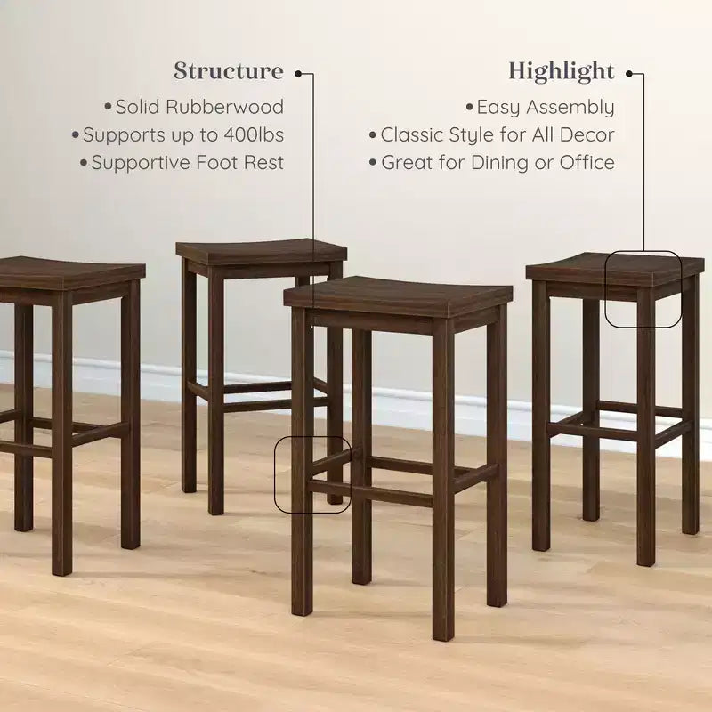Sgabello da Bar Altezza (76 cm) - Confezione da 4