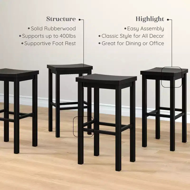Sgabello da Bar Altezza (76 cm) - Confezione da 4