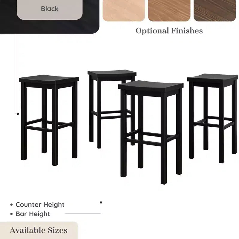 Sgabello da Bar Altezza (76 cm) - Confezione da 4