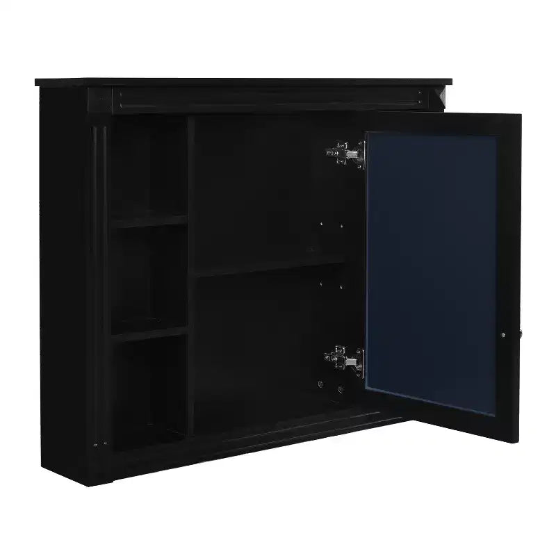 Mobiletto portamedicine rettangolare FAMYYT 35 pollici L x 28 pollici H da superficie con specchio, specchio ad alta definizione, ampio spazio di archiviazione