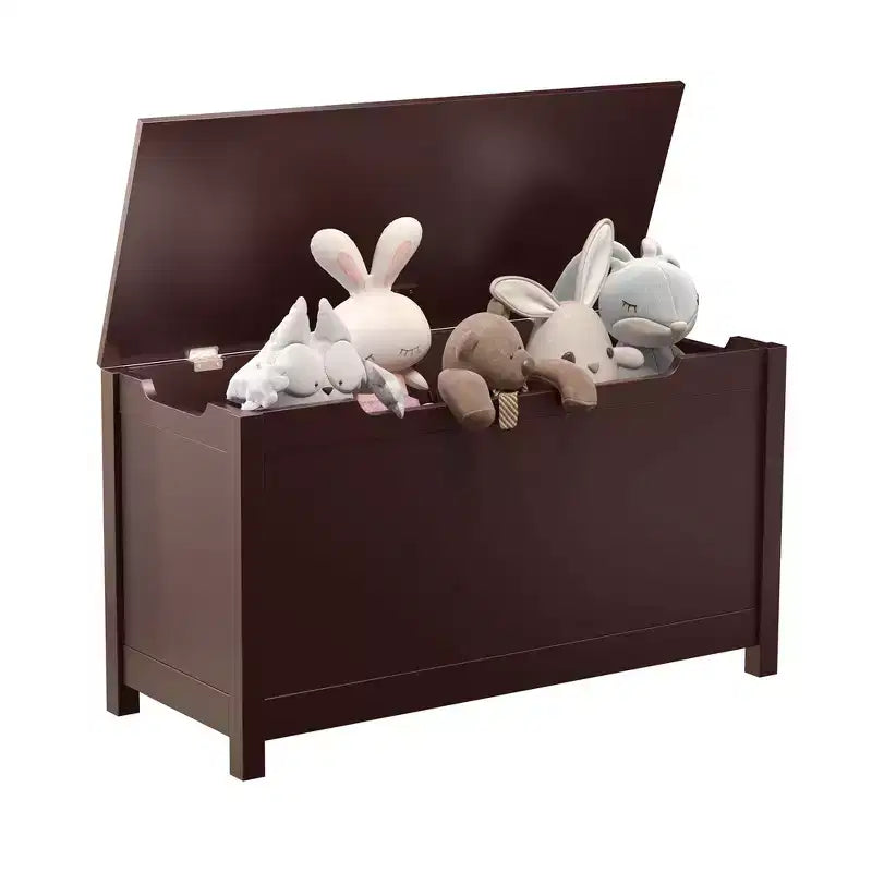 Whisen Kids Contenitore Porta Giocattoli, Mobili Contenitori Utility con Coperchio a Cerniera di Sicurezza per Bambini dai 2 Anni in su, Montaggio Rapido