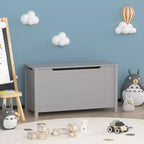 Whisen Kids Contenitore Porta Giocattoli, Mobili Contenitori Utility con Coperchio a Cerniera di Sicurezza per Bambini dai 2 Anni in su, Montaggio Rapido