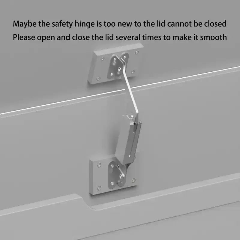 Whisen Kids Contenitore Porta Giocattoli, Mobili Contenitori Utility con Coperchio a Cerniera di Sicurezza per Bambini dai 2 Anni in su, Montaggio Rapido