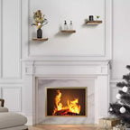 Sorbus Set di 3 Mensole Galleggianti Quadrate da 23 cm - per Decorazioni Salotto, Camera da Letto, Bagno, Casa e Cucina