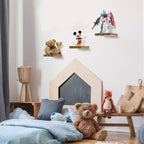 Sorbus Set di 3 Mensole Galleggianti Quadrate da 23 cm - per Decorazioni Salotto, Camera da Letto, Bagno, Casa e Cucina
