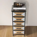 Cassettiera a 5 cassetti artigianale con dettagli raffinati per l'organizzazione della casa