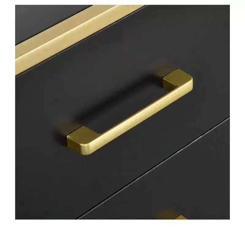 Comodino moderno con 2 cassetti, piccolo comodino in legno con contenitore, comodino moderno con struttura in metallo per piccoli spazi