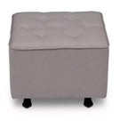 Delta Children Pouf Ottomano Emma, con trapuntatura a rombi, colore: Grigio francese