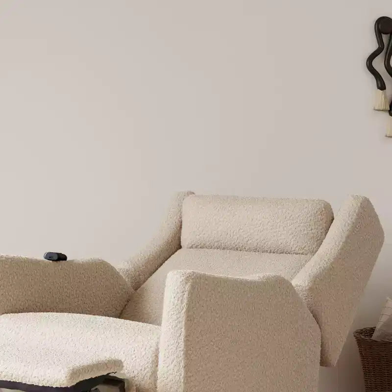 Babyletto Kiwi Deluxe Poltrona reclinabile elettrica e girevole con funzione dondolo, riscaldamento e massaggio