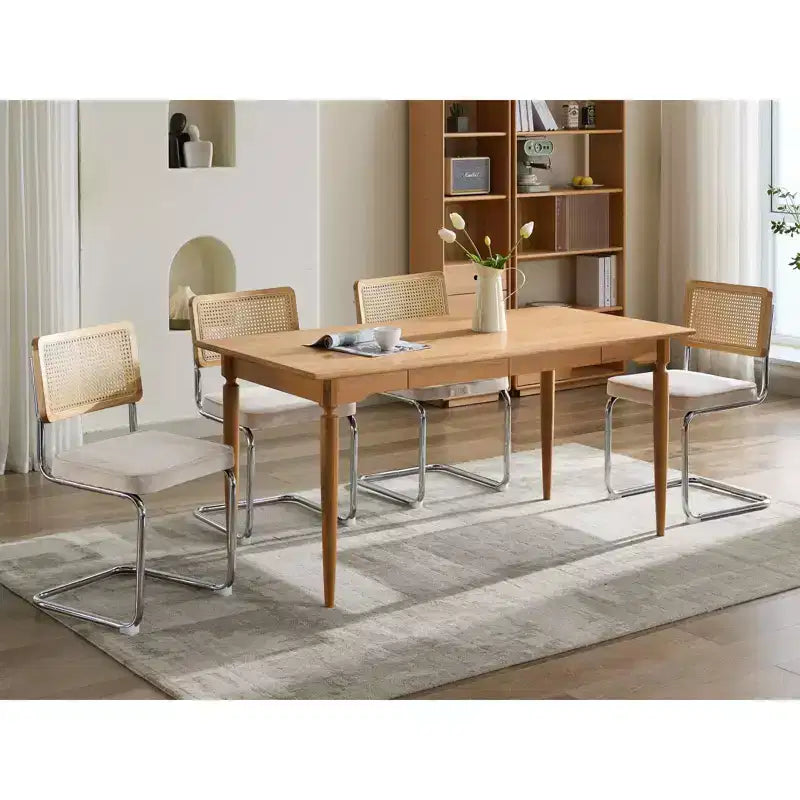 MAYEERTY Sedie da pranzo moderne - Tessuto in velluto a coste, base in metallo dorato, trapuntatura a canale, senza braccioli, set da 2