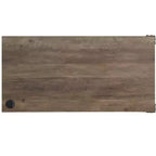 GDFStudio Pampas Scrivania a L con Porta Scorrevole a Fienile
