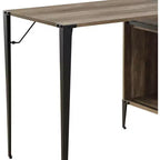 GDFStudio Pampas Scrivania a L con Porta Scorrevole a Fienile
