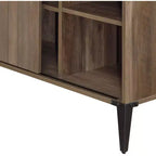 GDFStudio Pampas Scrivania a L con Porta Scorrevole a Fienile