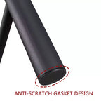 Telaio letto singolo Okak, telaio letto a piattaforma in metallo con testiera e robusto supporto a doghe per camera da letto, soggiorno, nero