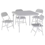 Set di 5 Tavolo e Sedie Pieghevoli per Bambini, Set di Tavolo e Sedie per Attività per Neonati e Bambini per Sala da Pranzo, Asili Nido, Aule