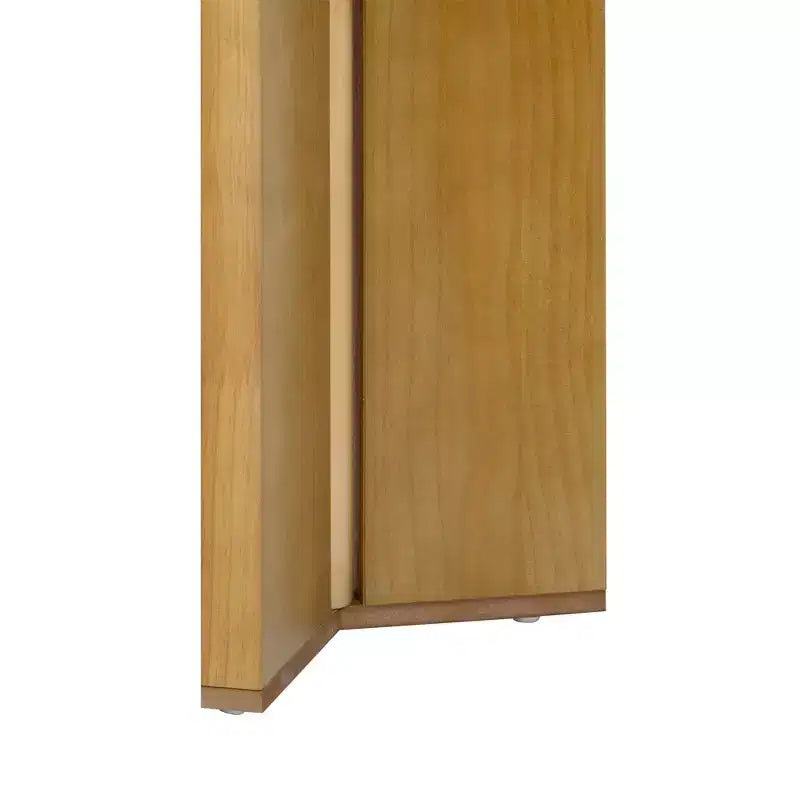 Tavolino Consolle Minimalista in Legno con Gambe Geometriche, Tavolo da Ingresso in Legno Stile Fattoria per Soggiorno e Ingresso