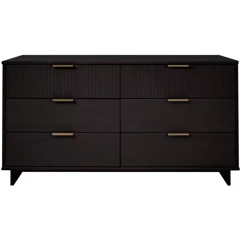 Cassettiera doppia moderna GDFStudio Biljon 55 "Glam" con 6 cassetti