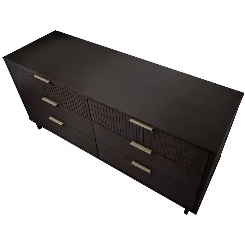 Cassettiera doppia moderna GDFStudio Biljon 55 "Glam" con 6 cassetti