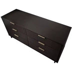 Cassettiera doppia moderna GDFStudio Biljon 55 "Glam" con 6 cassetti