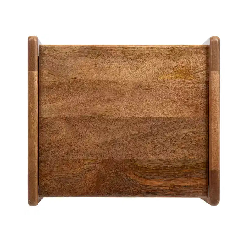 Tavolino in legno Kate and Laurel Aarstad, 16x14x22, Noce Marrone