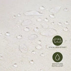 Poltrona reclinabile e girevole Namesake Crewe Electronic - Eco-tessuto color crema ad alte prestazioni
