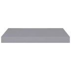 Set di 2 mensole da parete grigio a nido d'ape in MDF, metallo 50 x 23 cm