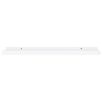 Set di 2 mensole da parete Frame Ledge, in MDF bianco, 60 x 8,9 x 3 cm