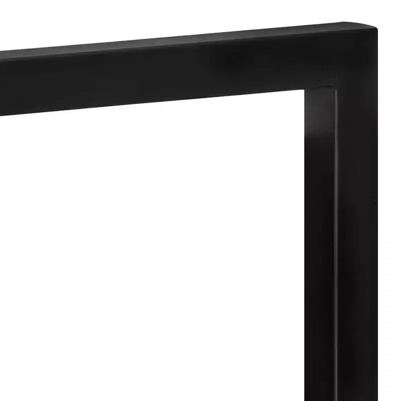 Set di 2 mensole da parete Legno naturale e nero Legno massello di acacia, Acciaio