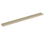 Set di 2 mensole da parete grandi sospese in MDF colore rovere Sonoma