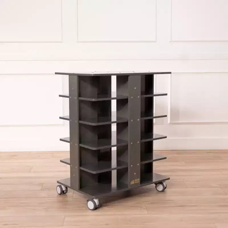 Torre Portaoggetti Mobile a 20 Scomparti ECR4Kids e 20 Contenitori, 5x4, Mobili per Bambini