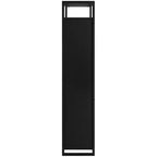 Scarpiera a 3 ante eHemco con ripiano, organizer moderno, struttura in metallo nero, 3 cassetti a ribalta