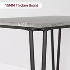 Set Tavolo da Pranzo per 4 Persone, Tavolo da Cucina Rettangolare e Set Accent Dinette, Set Mobili da Sala da Pranzo Moderni in Legno, per Cucina, Casa