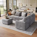 Divano componibile Acekool Modular Sectional, Cloud Couch con contenitore per soggiorno
