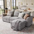 Divano componibile Acekool Modular Sectional, Cloud Couch con contenitore per soggiorno