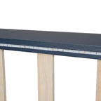 Letto a forma di auto da corsa per bambini, misura doppia, con luce a LED e schienale imbottito, struttura in legno, piattaforma letto per bambini