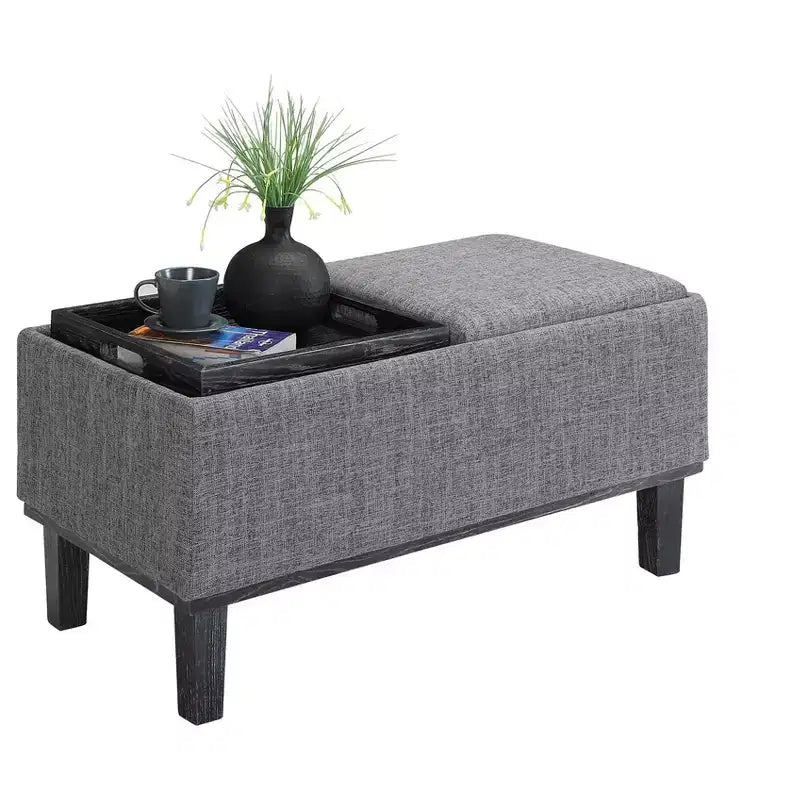 HomeStock Comfort Brentwood Pouf Contenitore
