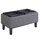 HomeStock Comfort Brentwood Pouf Contenitore