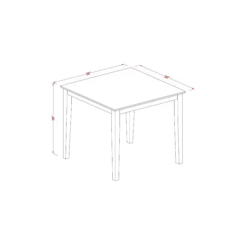 Set da tavolo da pranzo HomeStock a 3 pezzi in legno massello con finitura rovere marrone naturale, altezza bancone