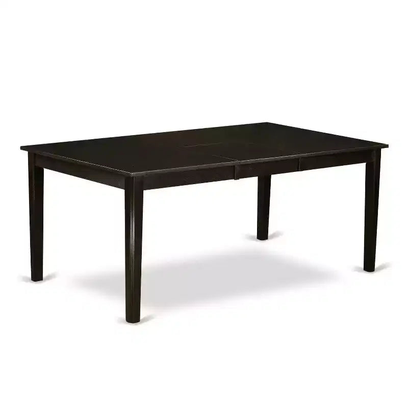 Set da pranzo con tavolo e 6 sedie - Set da cucina in legno massello - Finitura Cappuccino - Tavolo allungabile