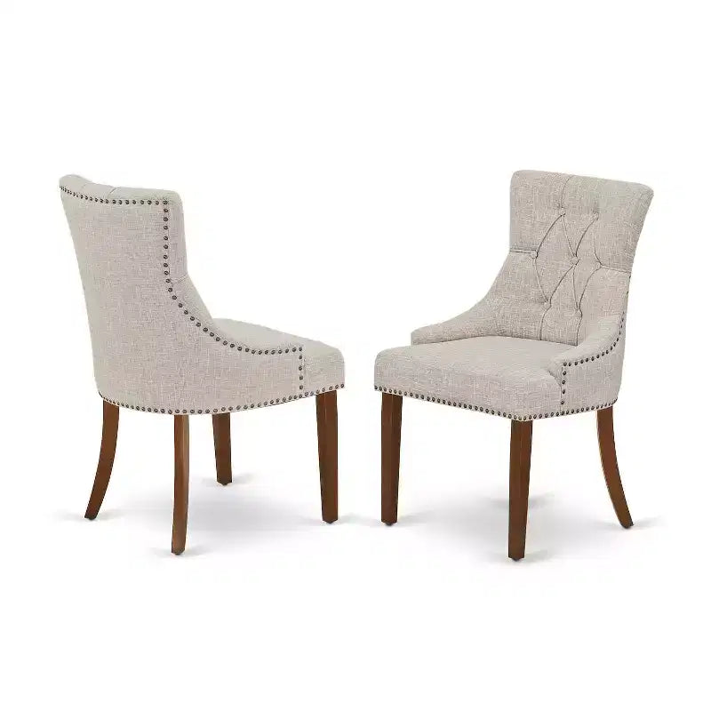 HomeStock Set da Pranzo Rettangolare da 5 Pezzi con Piano in Legno Massello Finitura Mogano con Ribalte - Posti a Sedere per 4