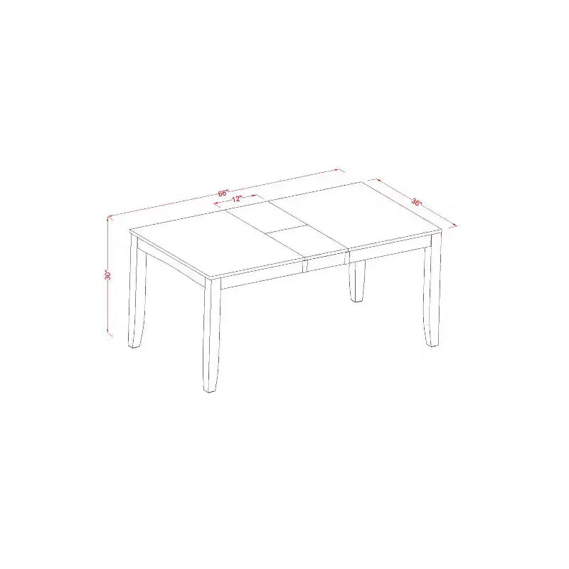 Set da pranzo di lusso - Tavolo allungabile e sedie - Finitura color cappuccino - Design moderno e tradizionale