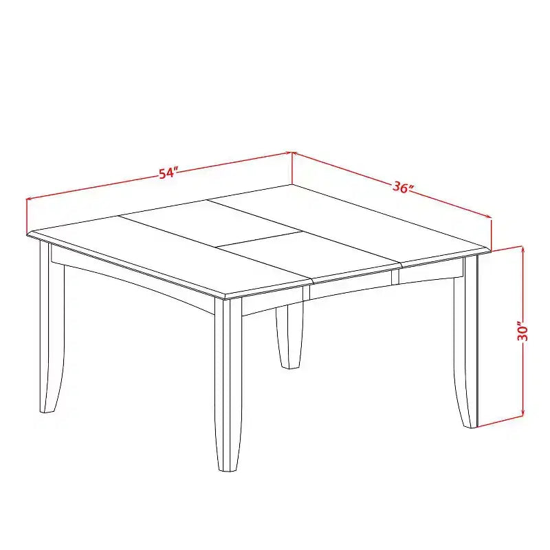 HomeStock Set Tavolo da Pranzo Quadrato 5 Pezzi con Top in Legno Massello Finitura Nera e 4 Sedie