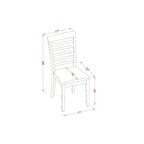 Set da pranzo - Tavolo da cucina piccolo con 4 sedie - Set da pranzo stile cottage
