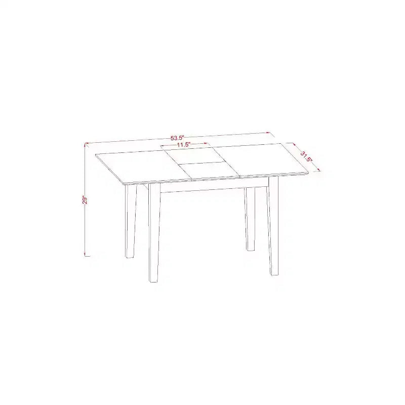 Set da pranzo 3 pezzi tavolo e sedie - Tavolo da cucina con sedie - Set da pranzo piccolo - Elegante finitura rovere